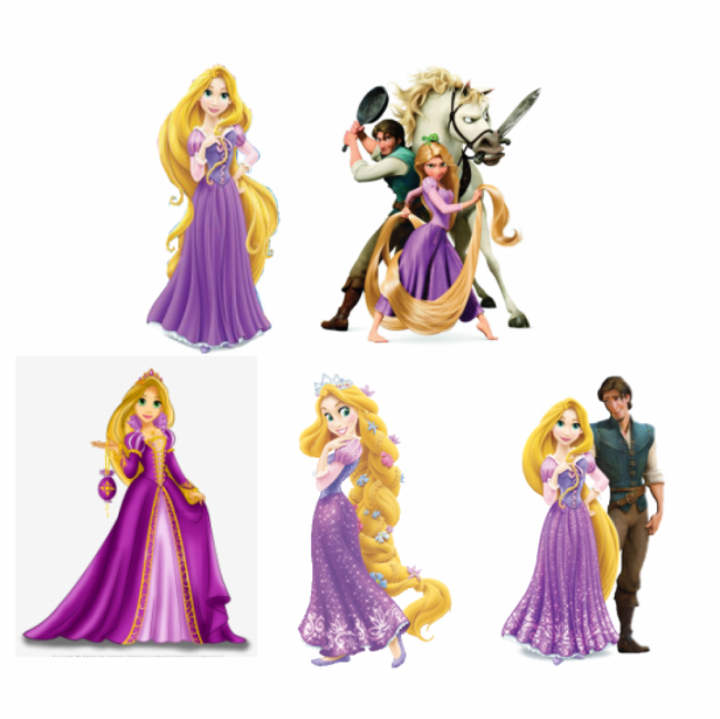 DISPLAYS RAPUNZEL ENROLADOS