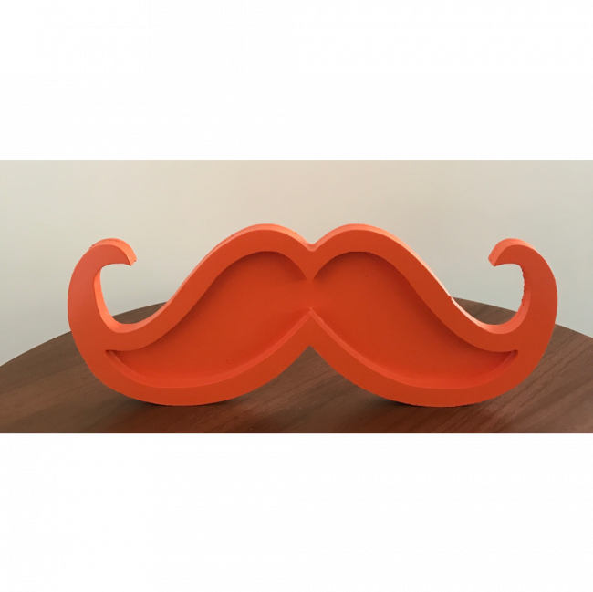 Bigode MDF Laranja