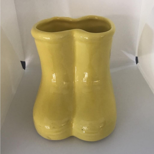 Bota amarelo candy cerâmica