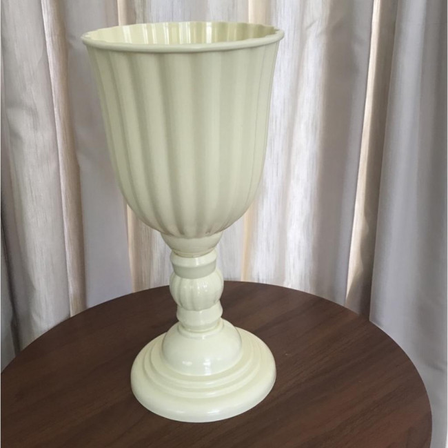 Vaso Dubai plástico amarelo candy GG