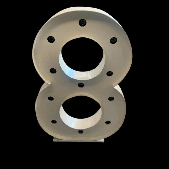 Numero 8 Grande sem lâmpadas