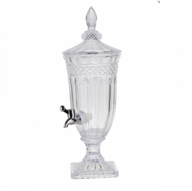 SUQUEIRA BOHEMIA CRISTAL 4 LITROS TRANSPARENTE (C 19 CM | L 19 CM | A 50 CM)