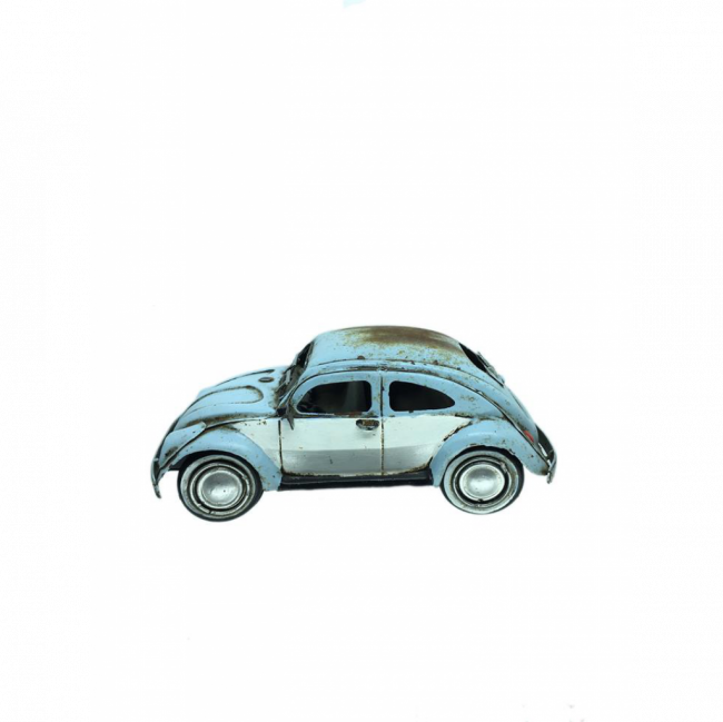 CARRINHO FUSCA METAL AZUL (C 19 CM | L 8 CM | A 8 CM)