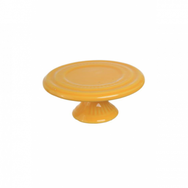 PORTA CUPCAKE DRANCY CERÂMICA AMARELO SICILIANO (D 12 CM | A 5 CM)