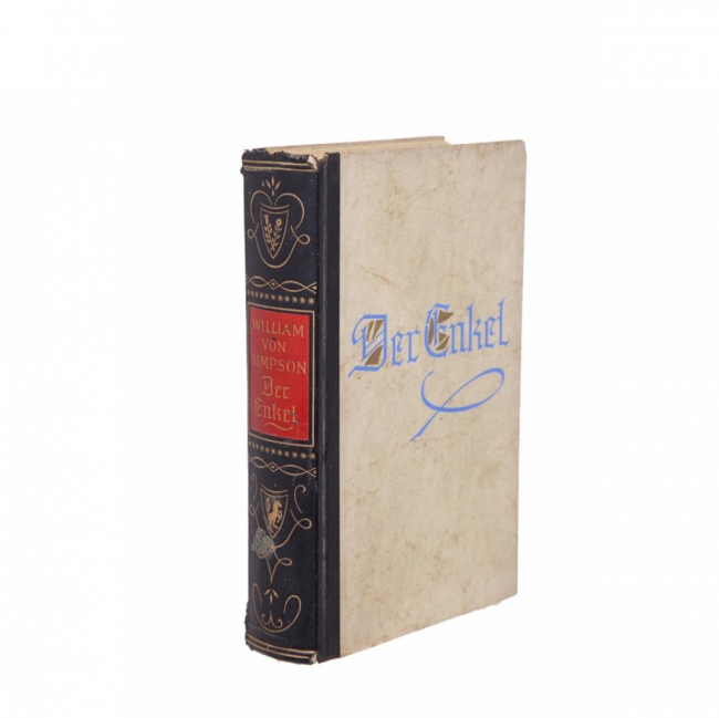 LIVRO BEGE E AZUL DER ENKEL (C 13 CM | L 6 CM | A 21 CM)