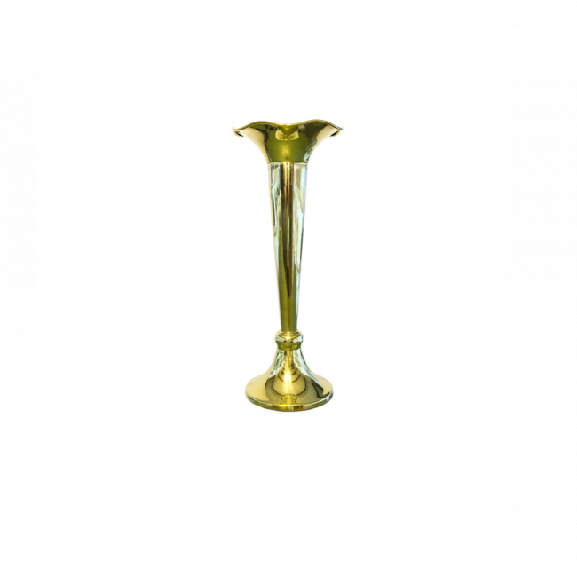VASO TULIPA DOURADO (D 16 CM | A 36 CM)