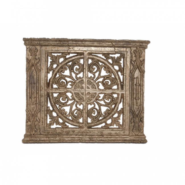 APLIQUE DE PAREDE RESINA DOURADO GRANDE (C 50 CM | L 2 CM | A 43 CM)