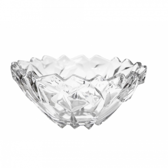FRUTEIRA PRISMA CRISTAL TRANSPARENTE (D 24 CM | A 11 CM)