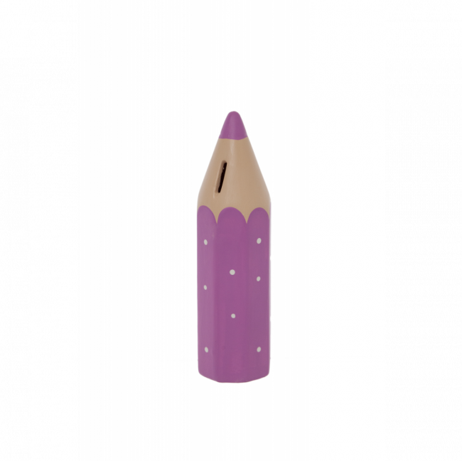 LÁPIS DE COR CERÂMICA ROSA (D 7 CM | A 26 CM)
