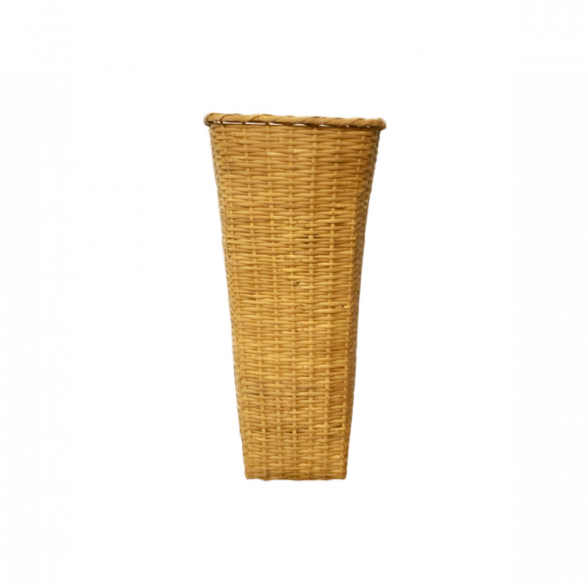 CESTA QUADRADA BAMBU BEGE TAM M (C 46 CM | L 46 CM | A 94 CM)