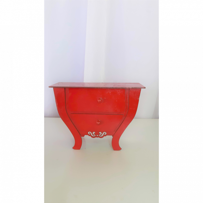 Criado vermelho de Mesa