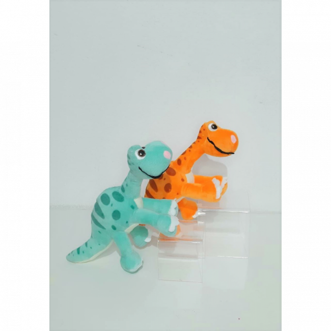 Dinossauro Azul e Laranja Pelucia