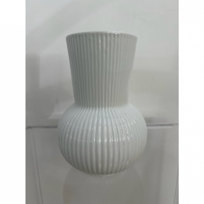 Vaso porcelana branco P