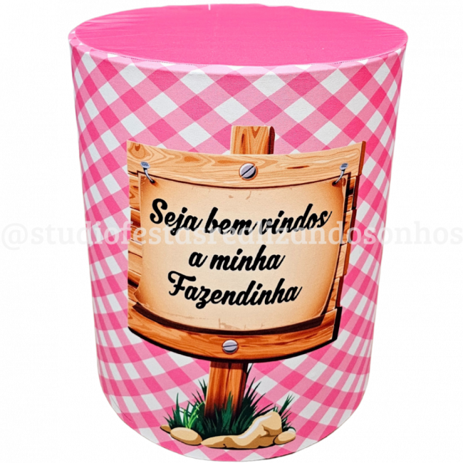 CILINDRO P FAZENDINHA ROSA 1