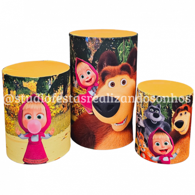 CILINDROS MASHA E O URSO 3