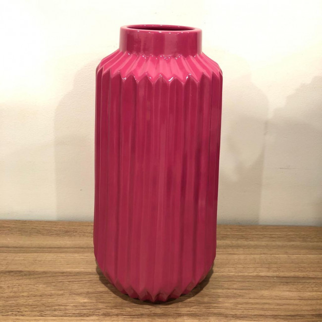 VASO GEOMETRICO PINK G