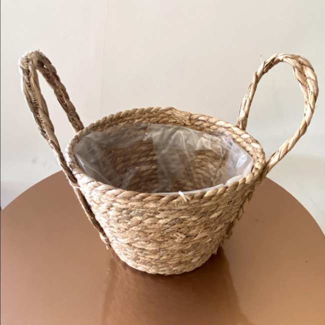 Cesto de Palha com Alça