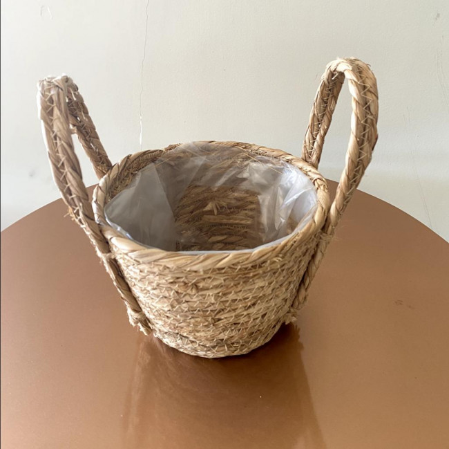 Cesto de Palha com Alça