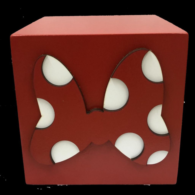 Cubo Minnie Laço