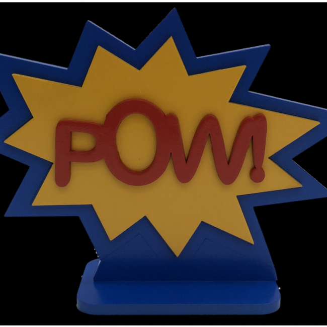 Display Pow! com Suporte
