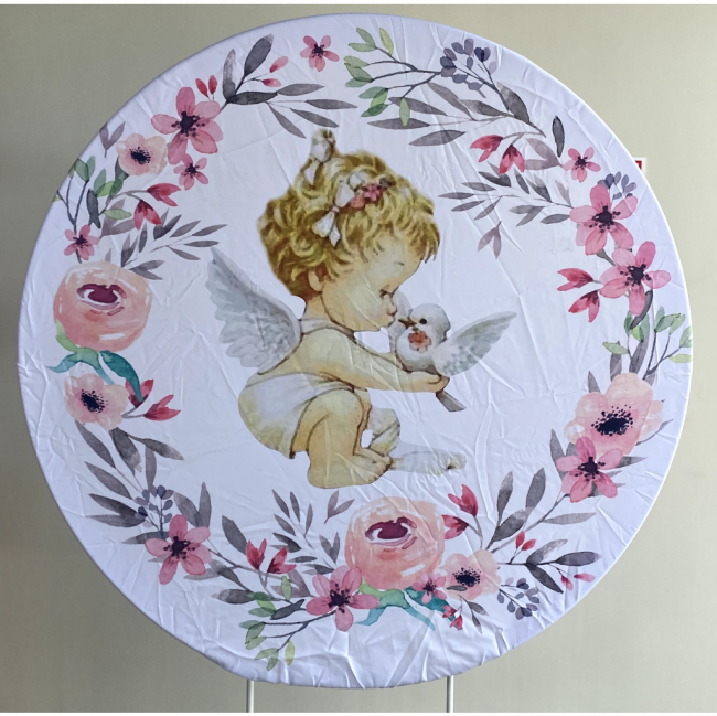 Painel Sublimado  Anjo Rosa