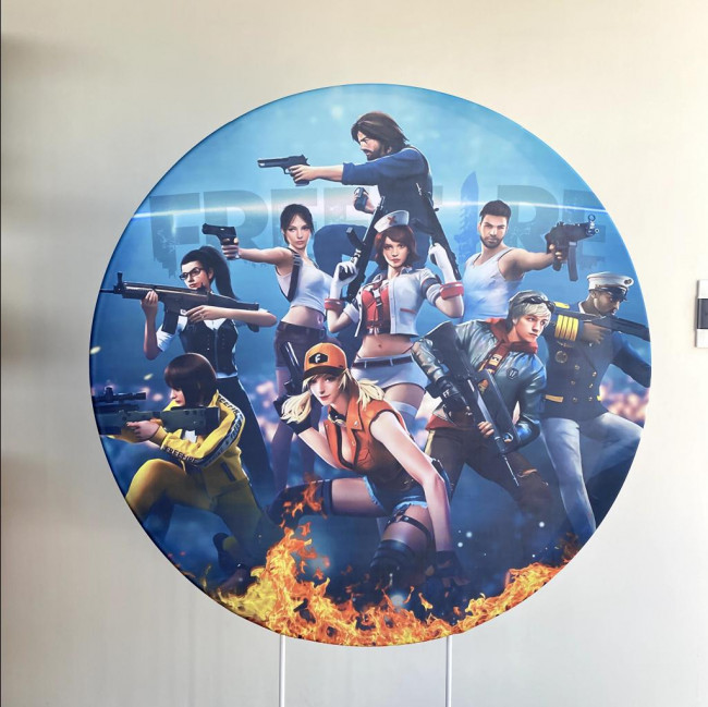 Painel Sublimado Free Fire