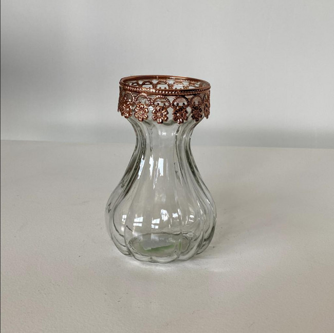 Mini Vaso Vidro com Borda