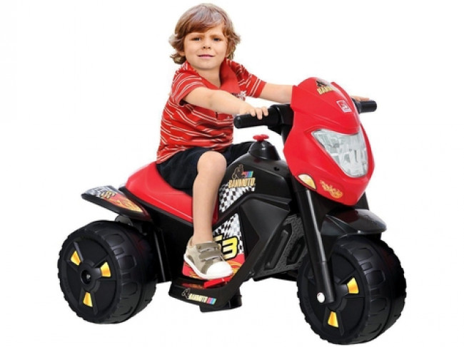 MOTO ELÉTRICA INFANTIL VERMELHA