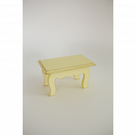 MINI BANQUINHO MDF AMARELO CLARO