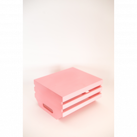 CAIXOTE MDF ROSA CLARO