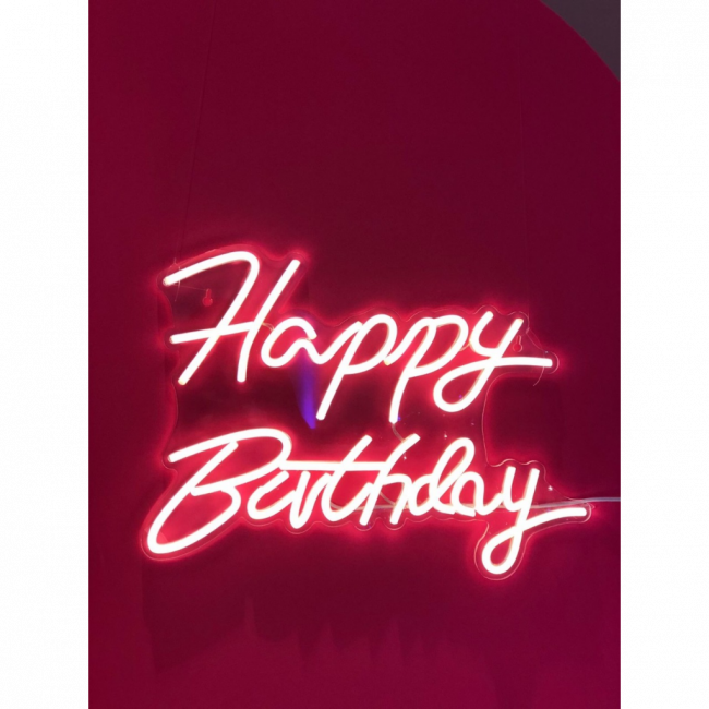 PLACA DE LED HAPPY BIRTHDAY GRANDE