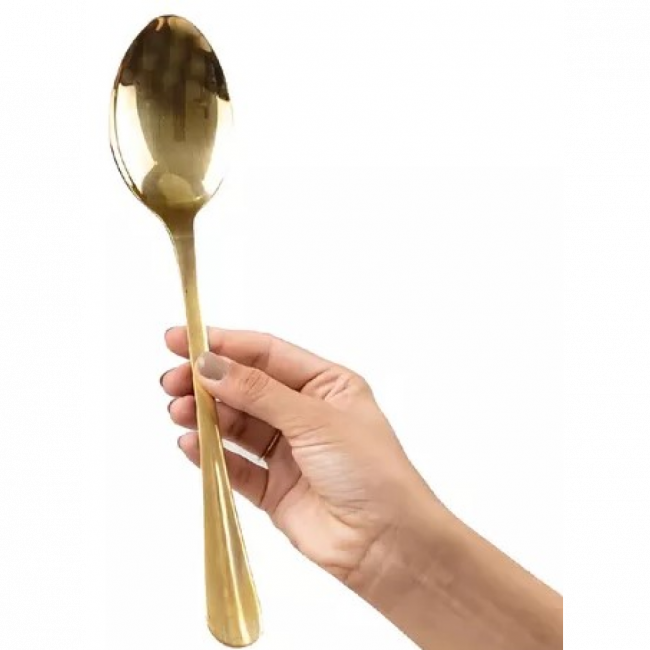 COLHER DE SERVIR - DOURADA