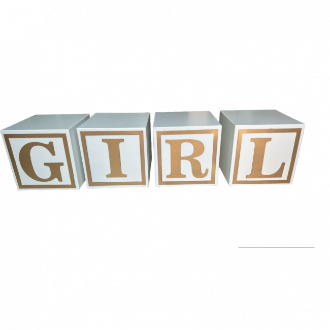Caixa Cubo Girl 30x30 cada