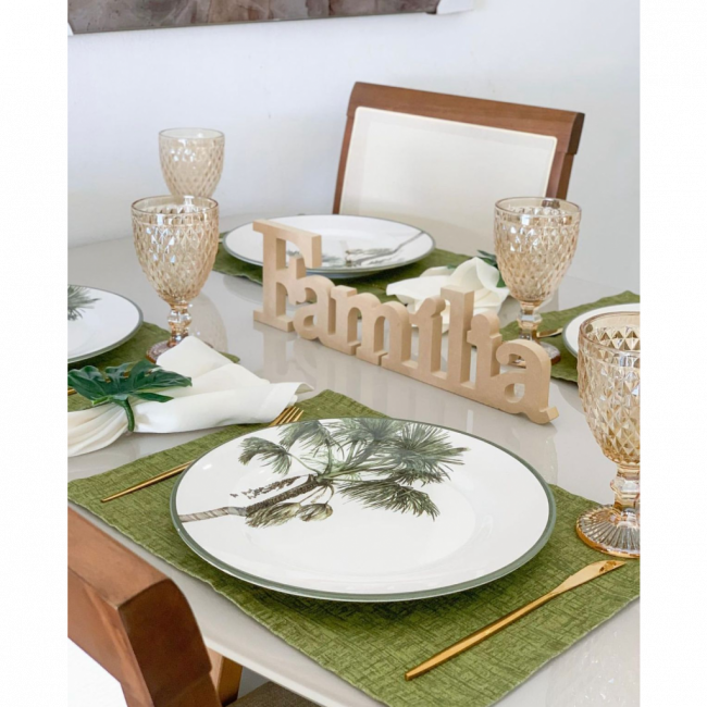 Palavra Parabens MDF