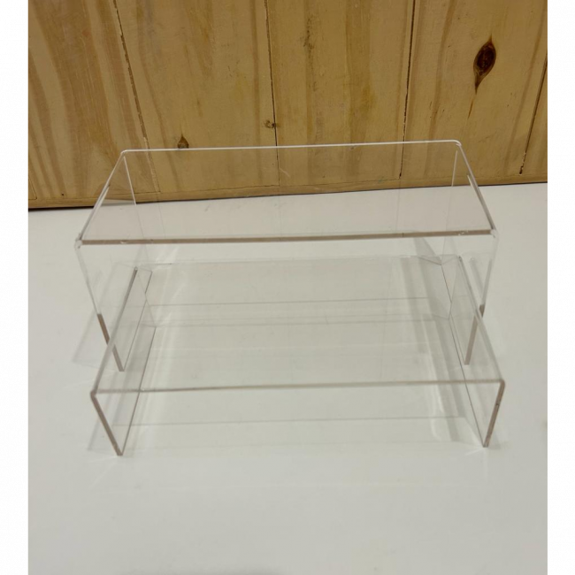 SUPORTE ACRÍLICO 2 PEÇAS M