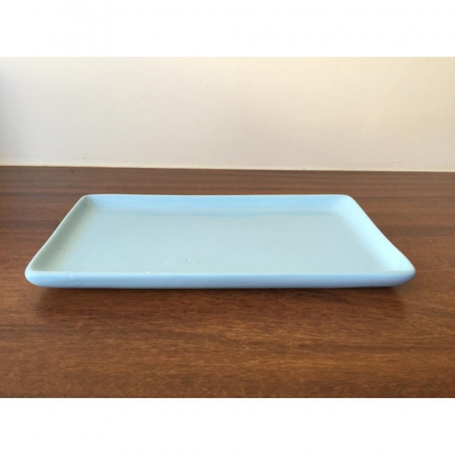 BANDEJA CERÂMICA AZUL CLARO M (25C X 14L)