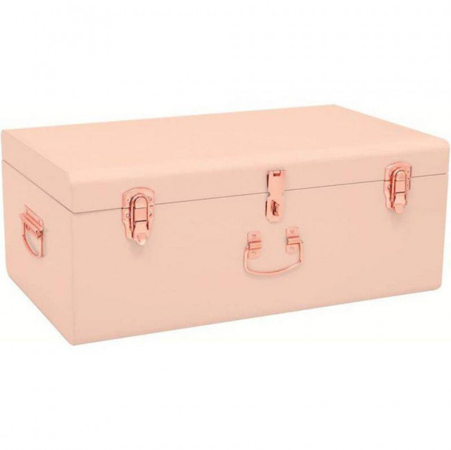 MALETA ROSA COM ROSÊ M (52C X 26L X 20A)