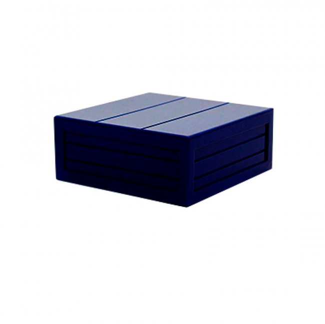 CAIXA ALTURA EM MDF AZUL MARINHO (20C X 20L X 8A)