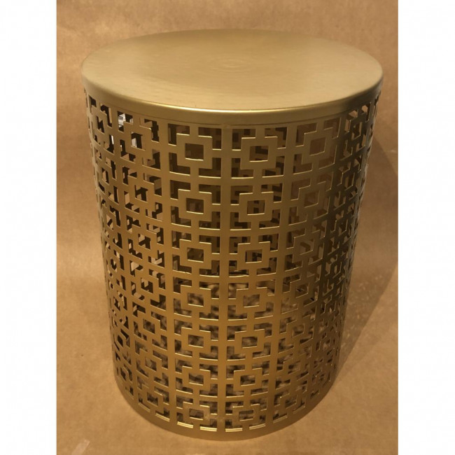 GARDEN SEAT ALUMÍNIO DOURADO G (35D X 46A)