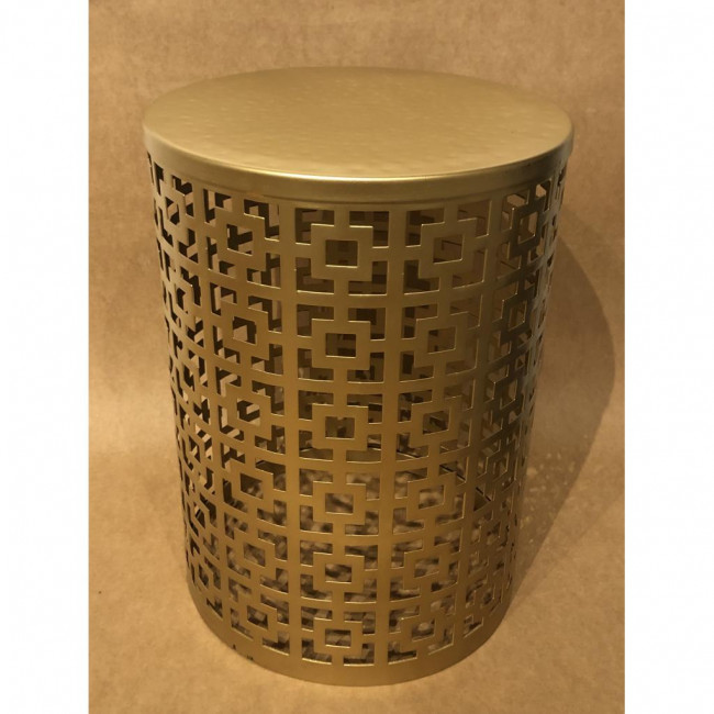 GARDEN SEAT ALUMÍNIO DOURADO P (29D X 40A)