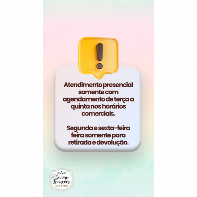AVISO - ATENDIMENTO PRESENCIAL