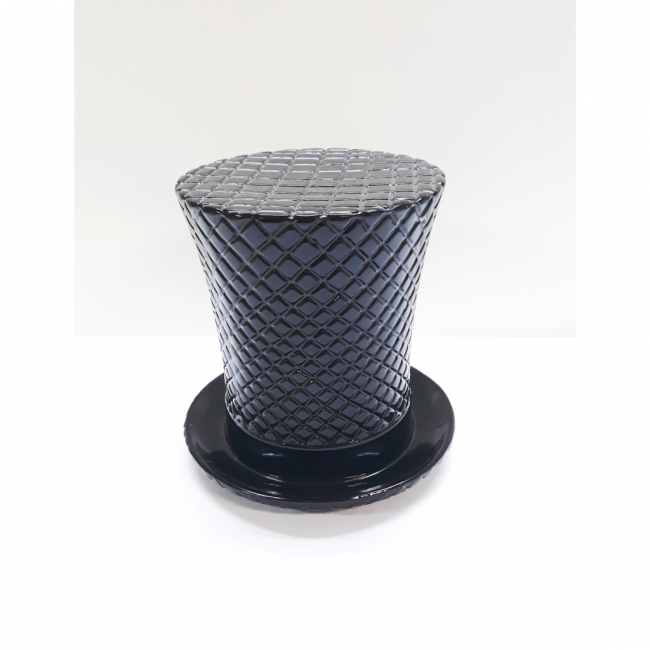 CARTOLA DE CERAMICA PRETA