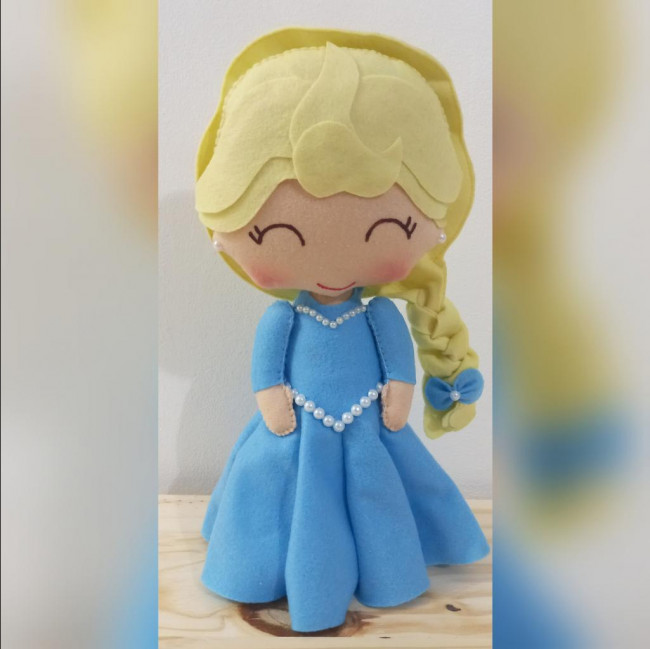 Feltro Frozen Elsa