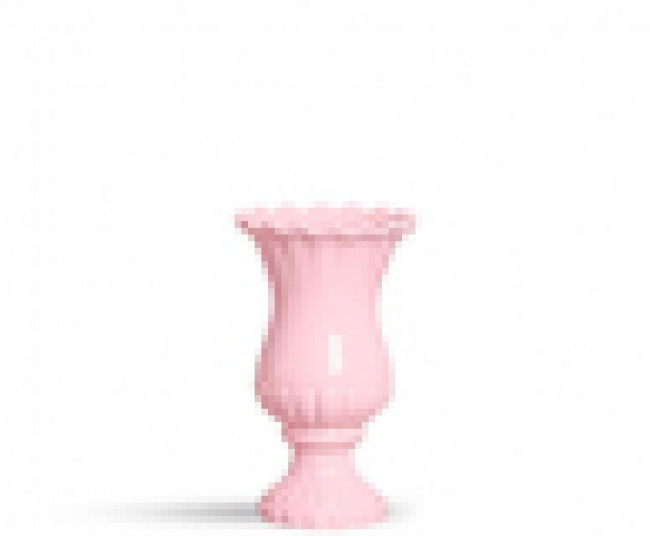 TAÇA RED.BABADO MD ALGODAO DOCE ROSA 27,5x16
