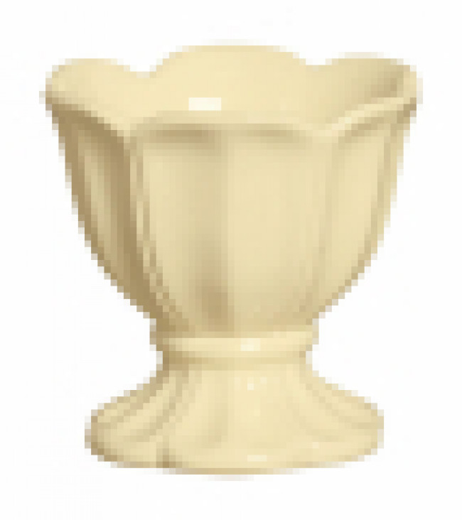 TAÇA RED.PÉTALAS MD ALGODAO DOCE CREME 13,5x14,5
