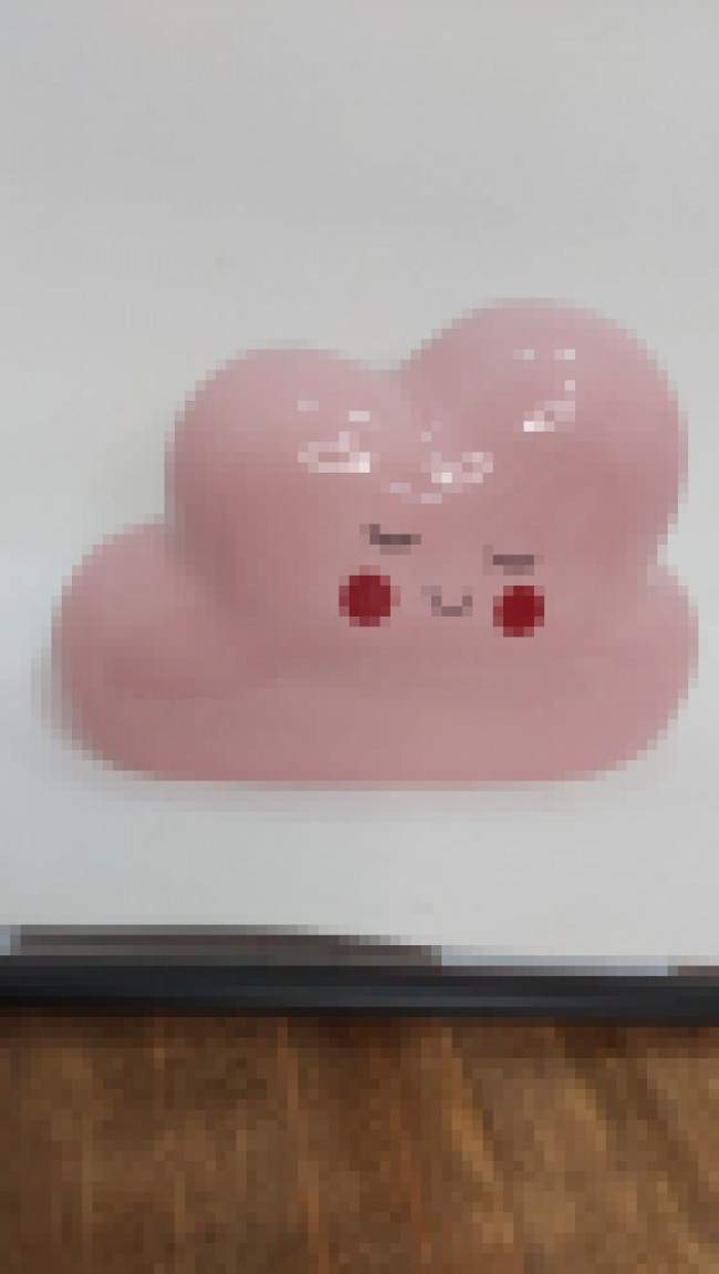 Nuvem Rosa cerâmica