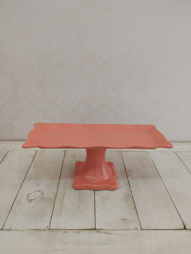 Suporte Doce Babado Grande Ret. Coral - C 37 x L 16 x A 14