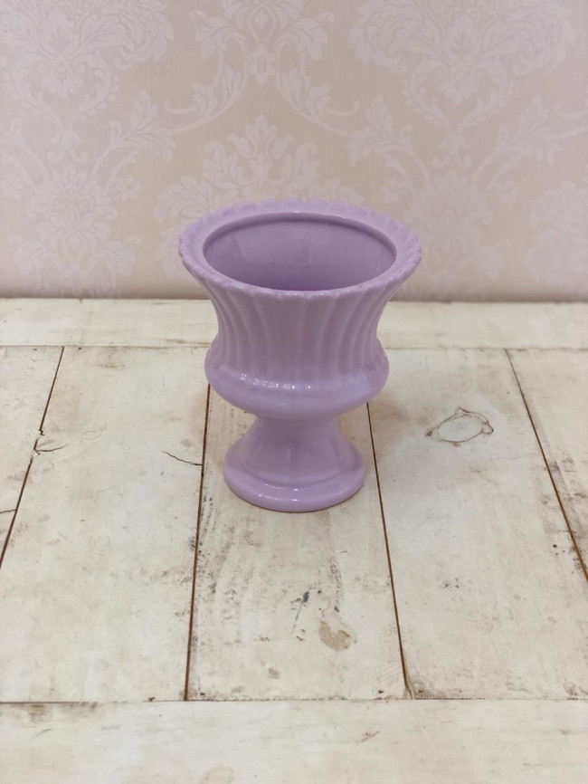 Vaso Romano Pequeno Lilás - D 12,5 x A14