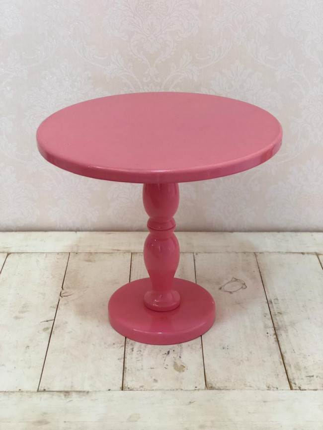 Suporte Doce Alto Laqueada Red. Pink - D 30 x A 28