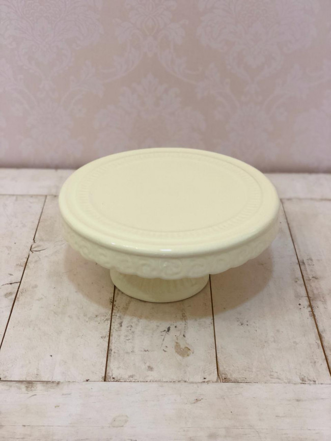 Suporte Doce Flor Rendado Red. Peq. Amarelo Candy - D22 x A10